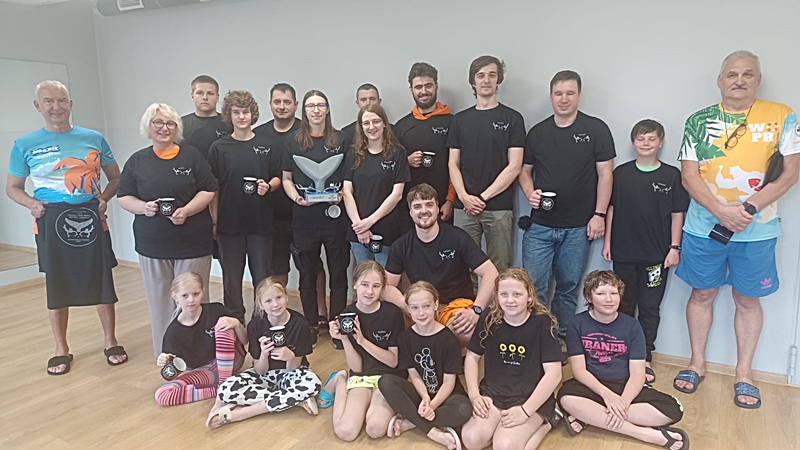 Hokej pod wodą Walenie Siemianowice Śląskie 10 VI 2023. Koniec Walenia czyli Amatorska Liga Hokeja Pod Wodą